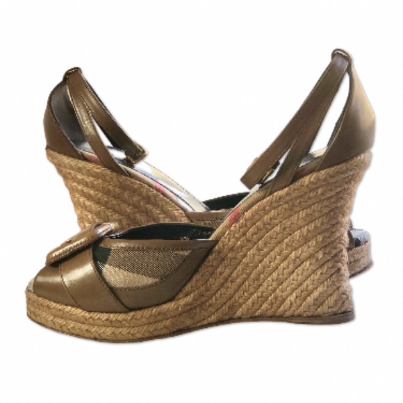 Burberry Brass Buckle Espadrilles | 10.5 - Picture 12 of 16